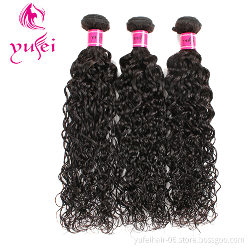 Virgin human hair kinky water wave curly,super double drawn remy hair extensions, human hair weave bundles